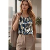 image:imageZeagoo Womens Satin Tank Top Pleated Sleeveless Blouse Dressy Casual Tops Crewneck Silk Shirts Business Summer ClothesZr220