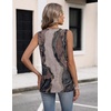 image:imageZeagoo Womens Tank Tops 2026 Sleeveless Pleated V Neck Loose Fit Summer Clothes Flowy Boho ShirtsBoho Cx278