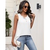 image:imageZeagoo Womens Tank Tops Summer Sleeveless Tops Loose Button Henley Shirts Crew Neck Dress Casual 2026 ClothesA White