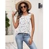 image:imageZeagoo Womens Tank Tops Summer Sleeveless Tops Loose Button Henley Shirts Crew Neck Dress Casual 2026 ClothesFloral