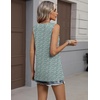 image:imageZeagoo Womens Tank Tops Summer Sleeveless Tops Loose Button Henley Shirts Crew Neck Dress Casual 2026 ClothesStriped Flower