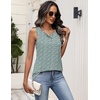 image:imageZeagoo Womens Tank Tops Summer Sleeveless Tops Loose Button Henley Shirts Crew Neck Dress Casual 2026 ClothesStriped Flower