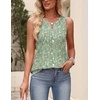 image:imageZeagoo Womens Tops Summer Pleated Sleeveless Tank Top V Neck Dressy Casual Flowy Boho Tunic ShirtsXh534