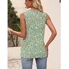 image:imageZeagoo Womens Tops Summer Pleated Sleeveless Tank Top V Neck Dressy Casual Flowy Boho Tunic ShirtsXh534