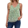 Green White Flower
