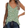 image:imageZeagoo Womens V Neck Camisole Tank Top Strap Sleeveless T Shirt Casual Loose Vest Blouse  SXXLXh534