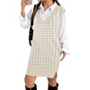 Light Khaki Houndstooth
