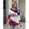 image:imageZeagoo 34 Length Sleeve Women Tops Crew Neck Blouses Dressy Casual Summer T Shirts Loose Fit Business Work ClothesGq40flag