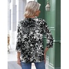 image:imageZeagoo 34 Length Sleeve Womens Tops Round Neck Casual Summer Tunic Tops Basic Tees Blouses Dressy TShirts Pleated ShirtsCx273
