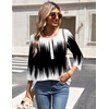image:imageZeagoo 34 Length Sleeve Womens Tops Round Neck Casual Summer Tunic Tops Basic Tees Blouses Dressy TShirts Pleated ShirtsJb204