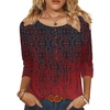 image:imageZeagoo 34 Length Sleeve Womens Tops Round Neck Casual Summer Tunic Tops Basic Tees Blouses Dressy TShirts Pleated ShirtsMz838