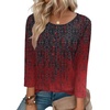 image:imageZeagoo 34 Length Sleeve Womens Tops Round Neck Casual Summer Tunic Tops Basic Tees Blouses Dressy TShirts Pleated ShirtsMz838