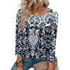 image:imageZeagoo 34 Length Sleeve Womens Tops Round Neck Casual Summer Tunic Tops Basic Tees Blouses Dressy TShirts Pleated ShirtsMz873