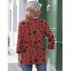 image:imageZeagoo 34 Length Sleeve Womens Tops Round Neck Casual Summer Tunic Tops Basic Tees Blouses Dressy TShirts Pleated ShirtsSf290