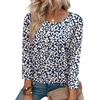 image:imageZeagoo 34 Length Sleeve Womens Tops Round Neck Casual Summer Tunic Tops Basic Tees Blouses Dressy TShirts Pleated ShirtsSp64