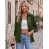image:imageZeagoo Blouses for Women Dressy Casual Long Sleeve Button Down Shirts Collared Summer Tops Fall Fashion ClothesArmy Green