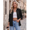 image:imageZeagoo Blouses for Women Dressy Casual Long Sleeve Button Down Shirts Collared Summer Tops Fall Fashion ClothesBblack