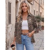 image:imageZeagoo Blouses for Women Dressy Casual Long Sleeve Button Down Shirts Collared Summer Tops Fall Fashion ClothesLeopard Print
