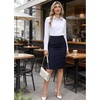 image:imageZeagoo Button Down Shirts for Women Wrinkle Free Long Sleeve Collared Dress Blouses Casual Work Office Tunics TopsAbright White
