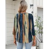 image:imageZeagoo Womens 34 Length Sleeve Tops V Neck Dressy Casual T Shirts Pleated Business Work Blouses Basic Tees S3XLCx289