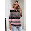 image:imageZeagoo Womens 34 Length Sleeve Tops V Neck Dressy Casual T Shirts Pleated Business Work Blouses Basic Tees S3XLTz245