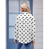 image:imageZeagoo Womens Button Down Shirt Long Sleeve Blouse Business Work Tops Dressy Casual Floral Printed Outfits with PocketJh592