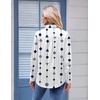 image:imageZeagoo Womens Button Down Shirt Long Sleeve Blouse Business Work Tops Dressy Casual Floral Printed Outfits with PocketJh599