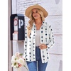 image:imageZeagoo Womens Button Down Shirt Long Sleeve Blouse Business Work Tops Dressy Casual Floral Printed Outfits with PocketJh599