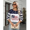 image:imageZeagoo Womens Casual 34 Sleeve TShirts Round Neck Cute Tunic Tops Basic Tees Blouses Business Work Tee TopFlaggq39