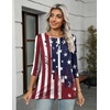 image:imageZeagoo Womens Casual 34 Sleeve TShirts Round Neck Cute Tunic Tops Basic Tees Blouses Business Work Tee TopFlaggq41