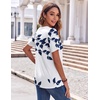 image:imageZeagoo Womens Summer Tops Casual Short Sleeve V Neck Shirts Business Dressy Work BlousesSp120