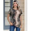 image:imageZeagoo Womens Tops Short Sleeve Cute Summer Blouses Crew Neck Dressy Casual T Shirts Work Clothes S2XLCx278multicolored