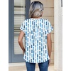 image:imageZeagoo Womens Tops Short Sleeve Cute Summer Blouses Crew Neck Dressy Casual T Shirts Work Clothes S2XLCx329blue