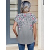 image:imageZeagoo Womens Tops Short Sleeve Cute Summer Blouses Crew Neck Dressy Casual T Shirts Work Clothes S2XLHf36grey