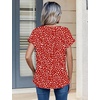 image:imageZeagoo Womens Tops Short Sleeve Cute Summer Blouses Crew Neck Dressy Casual T Shirts Work Clothes S2XLJh590red