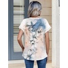 image:imageZeagoo Womens Tops Short Sleeve Cute Summer Blouses Crew Neck Dressy Casual T Shirts Work Clothes S2XLSf311pattern