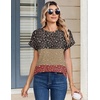 image:imageZeagoo Womens Tops Short Sleeve Cute Summer Blouses Crew Neck Dressy Casual T Shirts Work Clothes S2XLXh553flowers