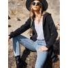 image:imageZeagoo Womens Zip Up Hoodies Oversized Fleece Long Tunic Sweatshirts Casual Long Sleeve 2026 Fall Hoodie Jacket CoatDark Grey