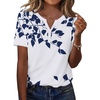image:imageZeagoo Womens Summer Tops Casual Short Sleeve V Neck Shirts Business Dressy Work BlousesSp120