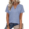 image:imageZeagoo Womens Tops Short Sleeve Summer V Neck Shirts Work Blouses Business Outfits Fashion ClothingStriped 273
