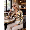 image:imageWomens Button Down Shirt Classic Fit Dress Shirt Work Business Casual Long Sleeve Blouse TopsMulticolor Print