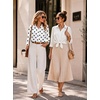 image:imageZeagoo Button Down Shirts for Women 34 Length Sleeve Work Tops V Neck Shirts Dressy Casual Business Blouses with PocketJh592