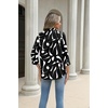 image:imageZeagoo Button Down Shirts for Women 34 Length Sleeve Work Tops V Neck Shirts Dressy Casual Business Blouses with PocketJh654