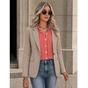 image:imageZeagoo Button Down Shirts for Women Long Sleeve Tops Striped Solid Blouses  Collared V Neck Shirts Button Up Shirt Dressy Casual Blouses Cute Summer Fall Fashion Clothes Office Work Tops Spring OutfitsRed Stripedtw701