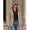 image:imageZeagoo Button Down Shirts for Women Long Sleeve Tops Striped Solid Blouses  Collared V Neck Shirts Button Up Shirt Dressy Casual Blouses Cute Summer Fall Fashion Clothes Office Work Tops Spring OutfitsBlack