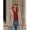 image:imageZeagoo Button Down Shirts for Women Long Sleeve Tops Striped Solid Blouses  Collared V Neck Shirts Button Up Shirt Dressy Casual Blouses Cute Summer Fall Fashion Clothes Office Work Tops Spring OutfitsWine Red