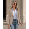 image:imageZeagoo Button Down Shirts for Women Long Sleeve Tops Striped Solid Blouses  Collared V Neck Shirts Button Up Shirt Dressy Casual Blouses Cute Summer Fall Fashion Clothes Office Work Tops Spring OutfitsPink Blue Stripedtz267