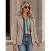 image:imageZeagoo Button Down Shirts for Women Long Sleeve Tops Striped Solid Blouses  Collared V Neck Shirts Button Up Shirt Dressy Casual Blouses Cute Summer Fall Fashion Clothes Office Work Tops Spring OutfitsBoho Stripedcx289