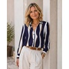 image:imageZeagoo Women Button Down Shirts Lantern Long Sleeve Tops Business Casual Chiffon Blouses Trendy Work ClothesCx327graphics