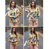 image:imageZeagoo Women Button Down Shirts Lantern Long Sleeve Tops Business Casual Chiffon Blouses Trendy Work ClothesJh579multicolored